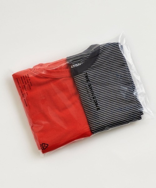 THE SHINZONE（ザ　シンゾーン）の「THE SHINZONE PACK TEE 20SMSCU66（Tシャツ/カットソー・レディース・その他/ホワイト/マルチ/ストライプ/レッド/イエロー/チャコールグレー・FREE）」の5枚目の写真