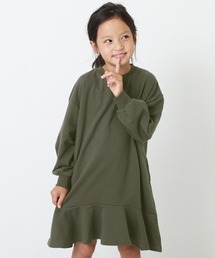 devirock（デビロック）の「裾フレアスウェットワンピース（ワンピース・キッズ）」