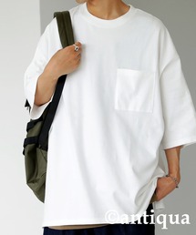 antiqua | ポケットバスクTシャツ(Tシャツ/カットソー)