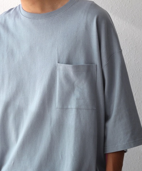 antiqua（アンティカ）の「即サマになる。ポケットビッグT（Tシャツ/カットソー・メンズ・ブラック/オフホワイト/カーキ/オレンジ/ブルー系その他/パープル系その他・FREE）」の17枚目の写真