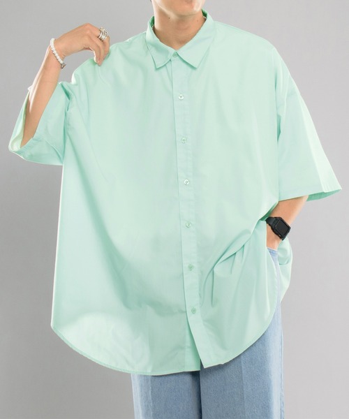 kutir（クティール）の「ベーシックオーバーシャツ（シャツ/ブラウス・メンズ・ホワイト/ライトブルー/ライトグリーン・MEDIUM/LARGE）」の17枚目の写真