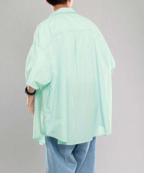kutir（クティール）の「ベーシックオーバーシャツ（シャツ/ブラウス・メンズ・ホワイト/ライトブルー/ライトグリーン・MEDIUM/LARGE）」の20枚目の写真