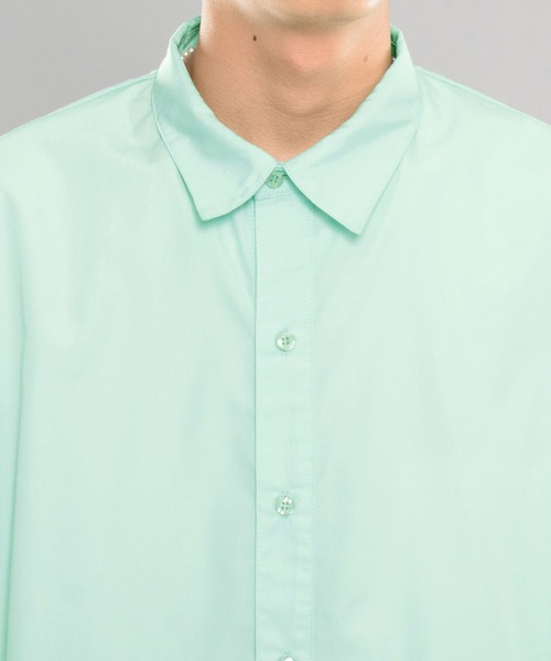 kutir（クティール）の「ベーシックオーバーシャツ（シャツ/ブラウス・メンズ・ホワイト/ライトブルー/ライトグリーン・MEDIUM/LARGE）」の21枚目の写真