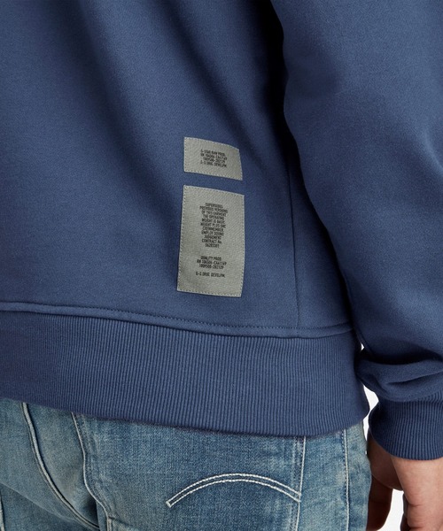 G-STAR（ジースター）の「MASK HOODIE/ロゴパーカー（パーカー・メンズ・ダークブラック/ブルー・SMALL/MEDIUM/LARGE/X-LARGE/X-SMALL）」の6枚目の写真