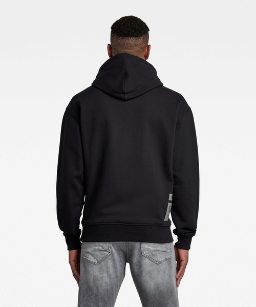 G-STAR（ジースター）の「MASK HOODIE/ロゴパーカー（パーカー・メンズ・ダークブラック/ブルー・SMALL/MEDIUM/LARGE/X-LARGE/X-SMALL）」の14枚目の写真