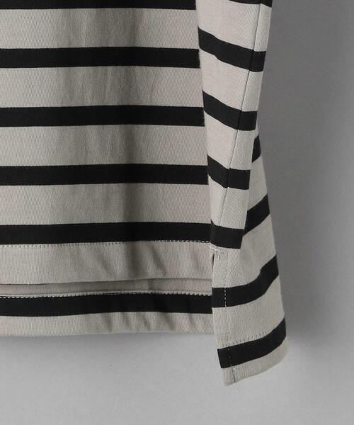 BEAUTY&YOUTH UNITED ARROWS（ビューティーアンドユースユナイテッドアローズ）の「BY ライト クリスピー ワイド バスクシャツ（Tシャツ/カットソー・メンズ・ベージュ/ダークグリーン/ネイビー・LARGE/X-LARGE/MEDIUM/SMALL）」の21枚目の写真