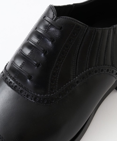 CROWDED CLOSET（クラウデッドクローゼット）の「＜42nd ROYAL HIGHLAND＞別注クロームタンニングレイジーマンシューズ／ビジカジ／ON・OFF兼用（ドレスシューズ・メンズ・ブラック・01/02/03）」の9枚目の写真