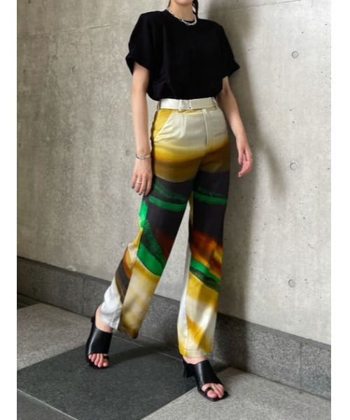 THROW by SLY(スローバイスライ)の「THROW UMIMAE X THROW TROUSER パンツ(スラックス・レディース・マルチ・1/0)」の19枚目の写真