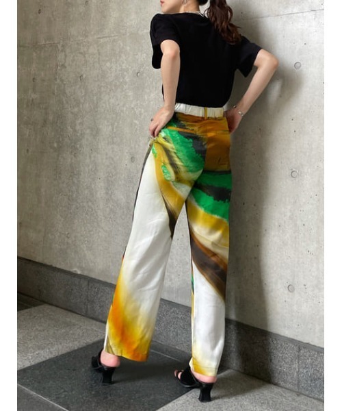 THROW by SLY(スローバイスライ)の「THROW UMIMAE X THROW TROUSER パンツ(スラックス・レディース・マルチ・1/0)」の18枚目の写真