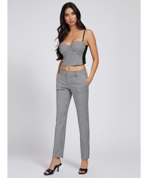 Guess(ゲス)の「Zoe Pants(その他パンツ・レディース・ホワイト×ブラック・LARGE/MEDIUM/SMALL)」の4枚目の写真