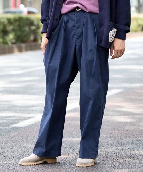 Munsingwear Grand-Slam（マンシングウェア　グランドスラム）の「ペンギン バイ マンシングウェア ジャーマンコード　バギートラウザー メンズ ユニセックス ウェア スポーツウェア ゴルフ（スラックス・メンズ・ブラウン/ネイビー・S/M/L/XL）」の7枚目の写真