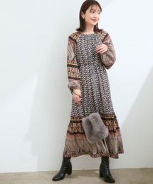 Vis ビスのワンピース ドレス ブラック 黒色系 通販 Zozotown