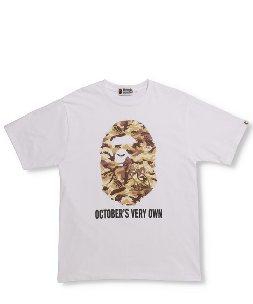 OVO "OCTOBER VERY OWN"(オービーオー オクトーバーベリーオウン)の「BAPE X OVO WOODLAND CAMO APE HEAD TEE M(Tシャツ/カットソー・メンズ・ブラック/ホワイト・XXX-LARGE/SMALL/LARGE/MEDIUM/XX-LARGE/X-LARGE)」の1枚目の写真
