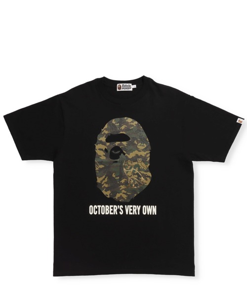 OVO "OCTOBER VERY OWN"(オービーオー オクトーバーベリーオウン)の「BAPE X OVO WOODLAND CAMO APE HEAD TEE M(Tシャツ/カットソー・メンズ・ブラック/ホワイト・XXX-LARGE/SMALL/LARGE/MEDIUM/XX-LARGE/X-LARGE)」の2枚目の写真