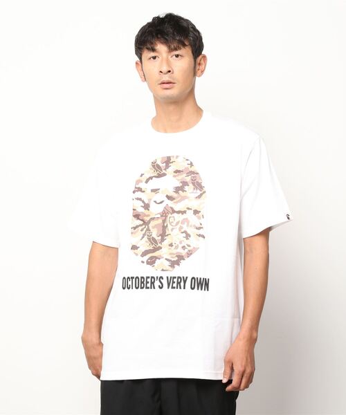 OVO "OCTOBER VERY OWN"(オービーオー オクトーバーベリーオウン)の「BAPE X OVO WOODLAND CAMO APE HEAD TEE M(Tシャツ/カットソー・メンズ・ブラック/ホワイト・XXX-LARGE/SMALL/LARGE/MEDIUM/XX-LARGE/X-LARGE)」の3枚目の写真