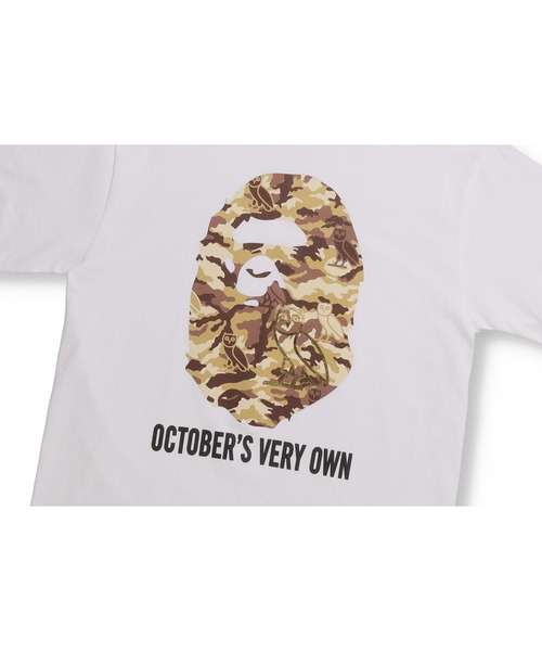 OVO "OCTOBER VERY OWN"(オービーオー オクトーバーベリーオウン)の「BAPE X OVO WOODLAND CAMO APE HEAD TEE M(Tシャツ/カットソー・メンズ・ブラック/ホワイト・XXX-LARGE/SMALL/LARGE/MEDIUM/XX-LARGE/X-LARGE)」の6枚目の写真