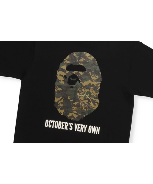 OVO "OCTOBER VERY OWN"(オービーオー オクトーバーベリーオウン)の「BAPE X OVO WOODLAND CAMO APE HEAD TEE M(Tシャツ/カットソー・メンズ・ブラック/ホワイト・XXX-LARGE/SMALL/LARGE/MEDIUM/XX-LARGE/X-LARGE)」の8枚目の写真