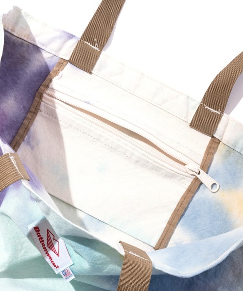 Battenwear(バテンウエア)の「BATTENWEAR Tie Dye Canvas Tote (バテンウェア タイダイキャンバストート)(マルチ)(Men's)(86081)(トートバッグ・メンズ・マルチ・FREE)」の11枚目の写真
