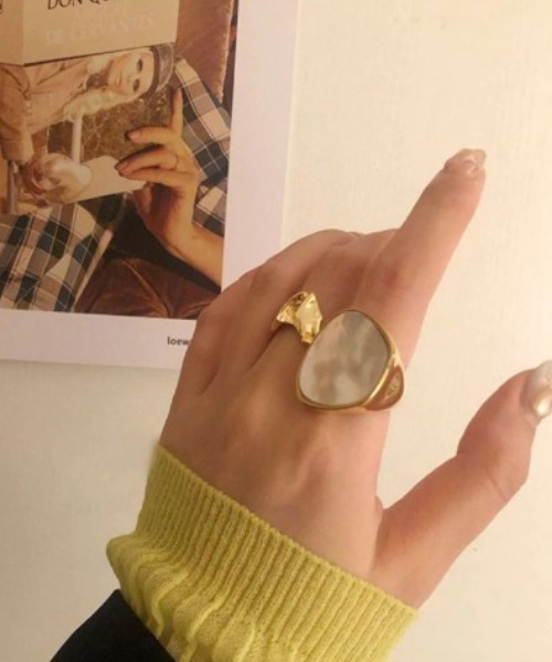 SETUP7（セットアップセブン）の「【SETUP7】ボリュームアクセントリング KNF（リング・レディース・シルバー・13）」の2枚目の写真