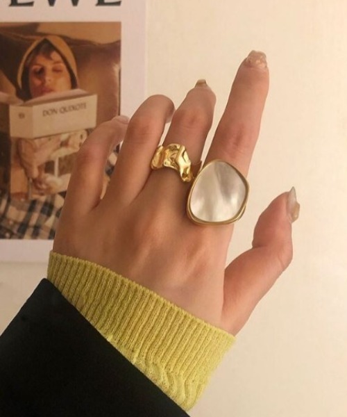 SETUP7（セットアップセブン）の「【SETUP7】ボリュームアクセントリング KNF（リング・レディース・シルバー・13）」の7枚目の写真