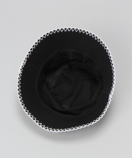 JEANASIS（ジーナシス）の「サイドステッチバケハ/954850（ハット・レディース・ホワイト/ブラック・FREE）」の6枚目の写真