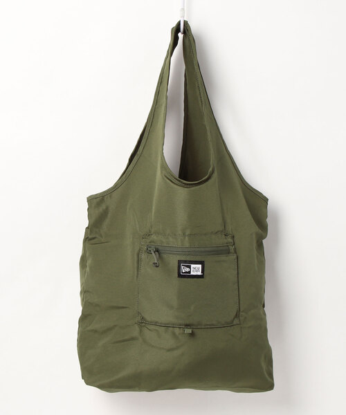 NEW ERA（ニューエラ）の「【NEW ERA】エコトートバッグ 22L パッカブル（エコバッグ/サブバッグ・メンズ・ブラック/アイボリー/オリーブ・ONESIZE）」の3枚目の写真