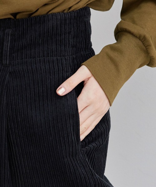 ROPE' PICNIC（ロペピクニック）の「【ORGABITS】【セットアップ対応】コーデュロイパンツ（その他パンツ・レディース・オフホワイト/グレー系その他/カーキ・36/38）」の17枚目の写真