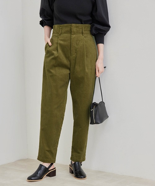 ROPE' PICNIC（ロペピクニック）の「【ORGABITS】【セットアップ対応】コーデュロイパンツ（その他パンツ・レディース・オフホワイト/グレー系その他/カーキ・36/38）」の18枚目の写真