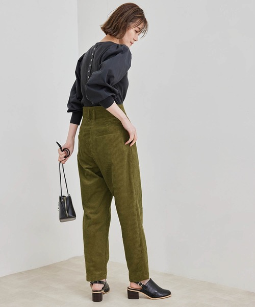 ROPE' PICNIC（ロペピクニック）の「【ORGABITS】【セットアップ対応】コーデュロイパンツ（その他パンツ・レディース・オフホワイト/グレー系その他/カーキ・36/38）」の14枚目の写真