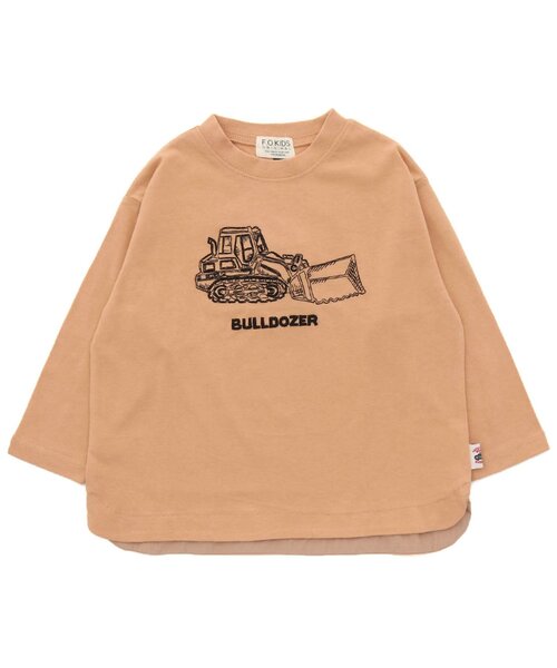 F.O.KIDS(エフオーキッズ)の「4色4柄ゆるモチーフT(Tシャツ/カットソー・キッズ・ブラウン/グレー/カーキ/イエロー・130/100/120/110/140/90/80/95)」の4枚目の写真