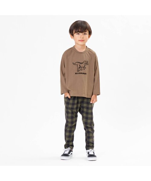 F.O.KIDS(エフオーキッズ)の「4色4柄ゆるモチーフT(Tシャツ/カットソー・キッズ・ブラウン/グレー/カーキ/イエロー・130/100/120/110/140/90/80/95)」の8枚目の写真