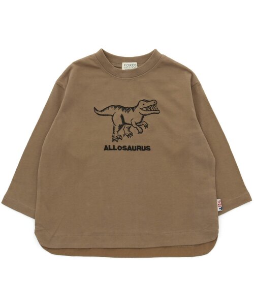 F.O.KIDS(エフオーキッズ)の「4色4柄ゆるモチーフT(Tシャツ/カットソー・キッズ・ブラウン/グレー/カーキ/イエロー・130/100/120/110/140/90/80/95)」の13枚目の写真