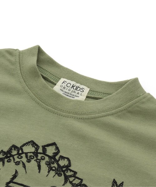 F.O.KIDS(エフオーキッズ)の「4色4柄ゆるモチーフT(Tシャツ/カットソー・キッズ・ブラウン/グレー/カーキ/イエロー・130/100/120/110/140/90/80/95)」の9枚目の写真