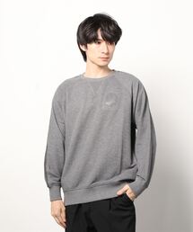 《HYDROGEN/ハイドロゲン》スタッズクルーネックスウェットシャツ/STUDS CREWNECK SWETASHIRT