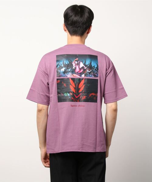 呪術廻戦(ジュジュツカイセン)の「∴WEGO/呪術廻戦コラボ宿儺TEE(Tシャツ/カットソー・メンズ・ダークグレー/パープル系その他・MEDIUM/LARGE)」の21枚目の写真
