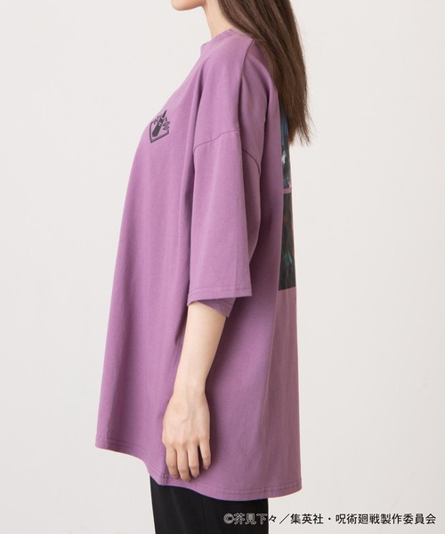 呪術廻戦(ジュジュツカイセン)の「∴WEGO/呪術廻戦コラボ宿儺TEE(Tシャツ/カットソー・メンズ・ダークグレー/パープル系その他・MEDIUM/LARGE)」の4枚目の写真