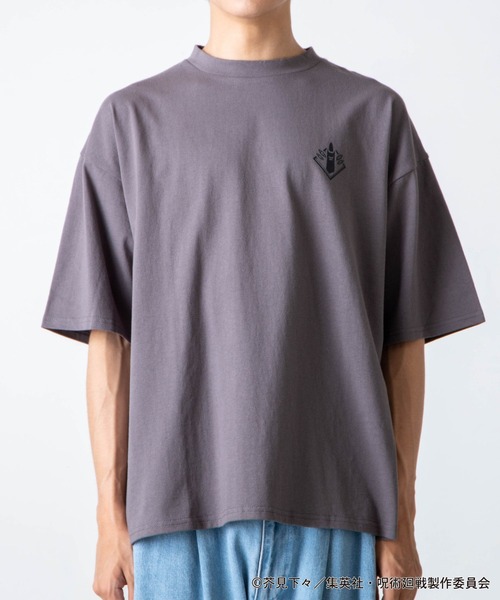 呪術廻戦(ジュジュツカイセン)の「∴WEGO/呪術廻戦コラボ宿儺TEE(Tシャツ/カットソー・メンズ・ダークグレー/パープル系その他・MEDIUM/LARGE)」の9枚目の写真