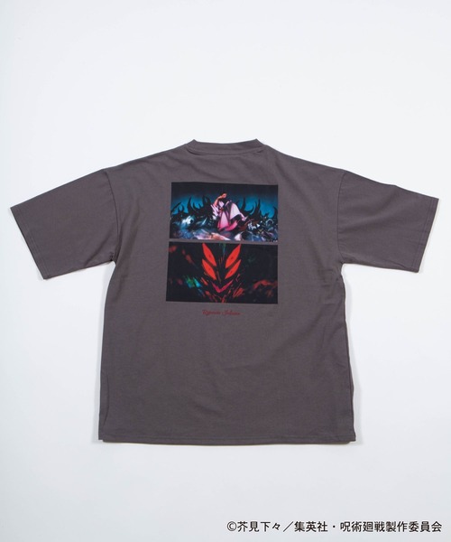 呪術廻戦(ジュジュツカイセン)の「∴WEGO/呪術廻戦コラボ宿儺TEE(Tシャツ/カットソー・メンズ・ダークグレー/パープル系その他・MEDIUM/LARGE)」の7枚目の写真