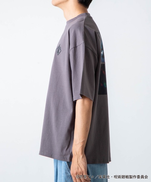 呪術廻戦(ジュジュツカイセン)の「∴WEGO/呪術廻戦コラボ宿儺TEE(Tシャツ/カットソー・メンズ・ダークグレー/パープル系その他・MEDIUM/LARGE)」の6枚目の写真