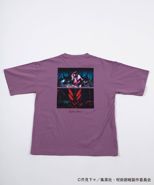 呪術廻戦(ジュジュツカイセン)の「∴WEGO/呪術廻戦コラボ宿儺TEE(Tシャツ/カットソー・メンズ・ダークグレー/パープル系その他・MEDIUM/LARGE)」の13枚目の写真