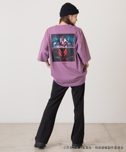 呪術廻戦(ジュジュツカイセン)の「∴WEGO/呪術廻戦コラボ宿儺TEE(Tシャツ/カットソー・メンズ・ダークグレー/パープル系その他・MEDIUM/LARGE)」の12枚目の写真