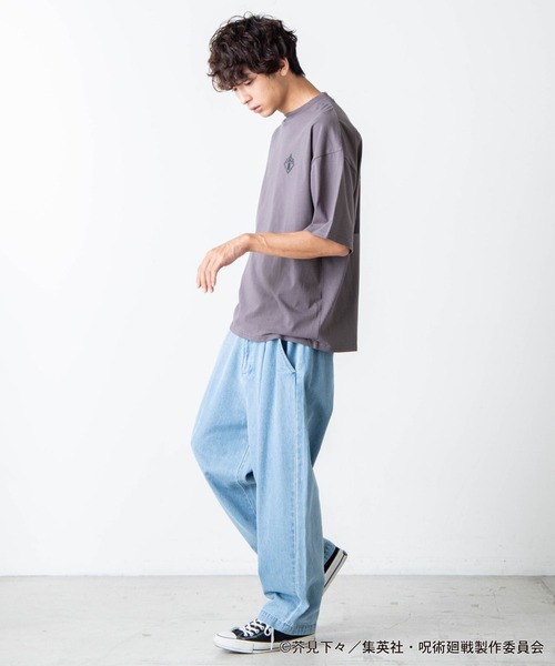 呪術廻戦(ジュジュツカイセン)の「∴WEGO/呪術廻戦コラボ宿儺TEE(Tシャツ/カットソー・メンズ・ダークグレー/パープル系その他・MEDIUM/LARGE)」の18枚目の写真