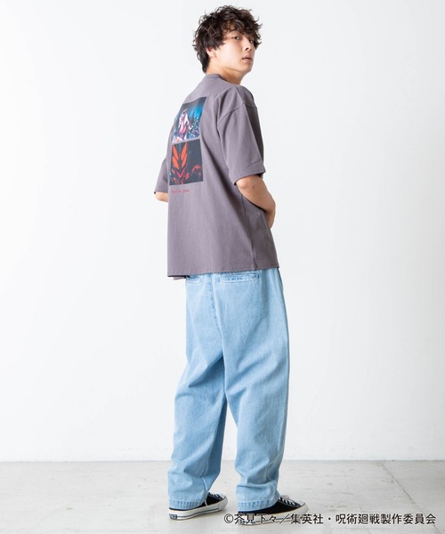 呪術廻戦(ジュジュツカイセン)の「∴WEGO/呪術廻戦コラボ宿儺TEE(Tシャツ/カットソー・メンズ・ダークグレー/パープル系その他・MEDIUM/LARGE)」の3枚目の写真
