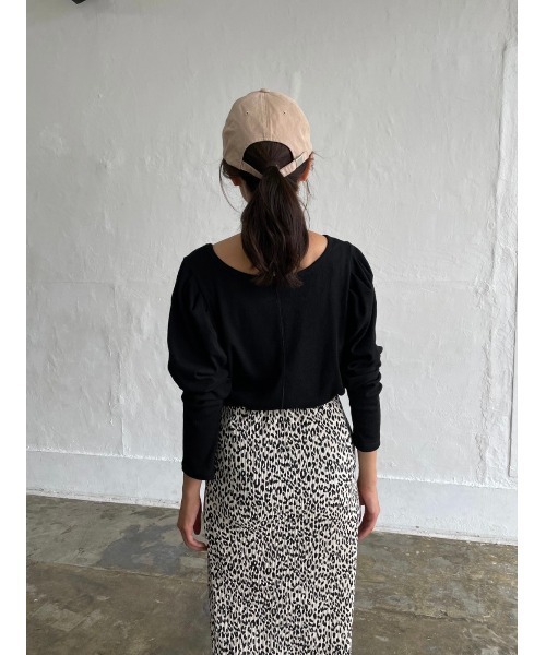 DAIS-Y（デイジー）の「ハニカムテレコパワショルプルオーバー（Tシャツ/カットソー・レディース・イエロー/アイボリー/ブラック・FREE）」の11枚目の写真