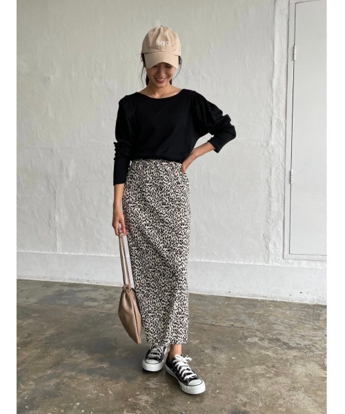 DAIS-Y（デイジー）の「ハニカムテレコパワショルプルオーバー（Tシャツ/カットソー・レディース・イエロー/アイボリー/ブラック・FREE）」の13枚目の写真