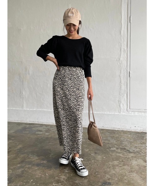 DAIS-Y（デイジー）の「ハニカムテレコパワショルプルオーバー（Tシャツ/カットソー・レディース・イエロー/アイボリー/ブラック・FREE）」の14枚目の写真