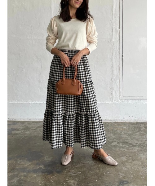 DAIS-Y（デイジー）の「ハニカムテレコパワショルプルオーバー（Tシャツ/カットソー・レディース・イエロー/アイボリー/ブラック・FREE）」の20枚目の写真