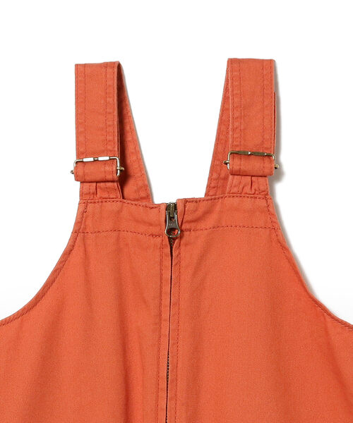 B:MING by BEAMS（ビーミングバイビームス）の「LEE / ジップ オーバーオール（110~150cm）（サロペット/オーバーオール・キッズ・オリーブ/オレンジ・130/150/140/120/110）」の4枚目の写真