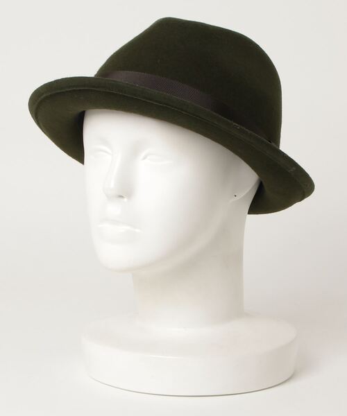 Sense of Grace（センスオブグレース）の「THE FELT HAT ウールフェルトハット 小さいサイズ / 大きいサイズ（ハット・メンズ・ブラック/ライトグレー/アイボリー/チャコールグレー/ダークベージュ/レッド/オリーブ/ダークブラウン/ネイビー/カーキ/ベージュ/アッシュ/プラム・FREE/S/XL）」の9枚目の写真