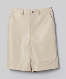 JEANASIS | ビーガンレザースリットショートパンツ/239821(その他パンツ)